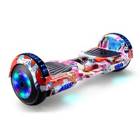 Chinoiserie Bluetooth Self Balancing Electric Scooter Kids Flash Wheel Hoverboard Skateboard