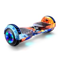 Ice & Fire Bluetooth Self Balancing Electric Scooter Kids Flash Wheel Hoverboard Skateboard