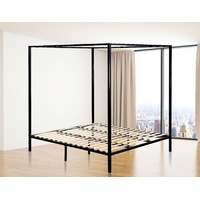 4 Four Poster King Bed Frame Bedroom Furniture