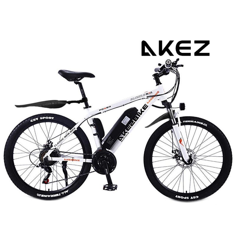 AKEZ 350W 36V Mountain Motorized Bicycle Electric Bike eBike Alloy Frame 26 inch