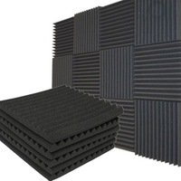 OZNALA 20PCS 30x30CM Studio Acoustic Foam Panel Tile Sound Absorption Proofing Wedge