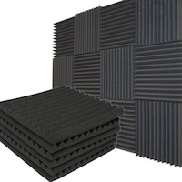 OZNALA 20PCS 30x30CM Studio Acoustic Foam Panel Tile Sound Absorption Proofing Wedge
