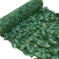 OZNALA 3M Artificial Plant Wall Panels Leaf Hedge Vertical Garden Ivy Mat Foliage Green Dill leaves