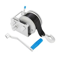 OZNALA 4WD Hand Winch 3000KGS/6614LBS 3Speed 4x4 Car Boat Marine Trailer Webbing Strap