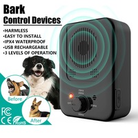 OZNALA Outdoor Anti Bark Device Ultrasonic Dog Barking Control Adjustable Frequency Stop Repeller Waterproof Outdoor Trainer Sonic Silencer