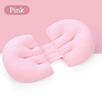 OZNALA Pregnancy Maternity Body Pillows Sleeping Nursing Lumbar Pillow Support Adjustable Feeding Baby-Pink