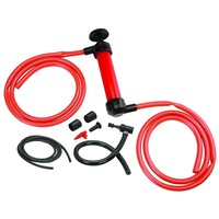 OZNALA Fuel Transfer Car Hand Gas Oil Liquid Syphon Transfer Pump Siphon Pump Kit Hose