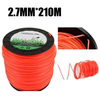 OZNALA 2.7mm*210m Trimmer Line Round Whipper Snipper Cord Wire Brush Cutter Grass AU