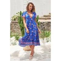 JAASE Women's Soleil Print Nella Midi Dress