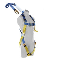 LIFT SAFE Full Body Safety Harness - 2M Shock Absorbing Webb Lanyard - AS/NZS