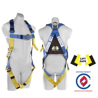 LIFT SAFE Full Body Safety Harness - Fall Arrest, Australian Standard Certified.