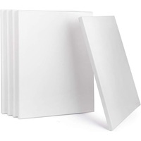 10 x 15mm PROFILE ARTIST STRETCHED CANVAS 50x60cm Cotton White Blank Panel Paint Perfect for All Types of Paint