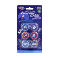 24 x Out Of Space Series Kids Stamp Set 6pc - Self Ink Stamps Stampers Party Favours