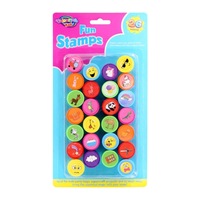 312 x Mega Value Fun Kids Stamps - Self Ink Stamps Stampers Party Favours