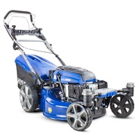 Hyundai 20" Petrol Lawn Mower Zero Turn - Electric Start- Self Prop 173cc Steel Deck HYM510SPEZ