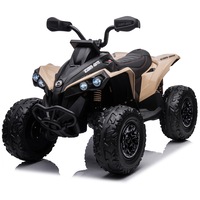 24V 800W Licenced Can-Am Renegade 4WD ATV Quad for kids - Beige - POSHO