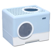 Furbulous Camera Shape Anti-Splashing Enclosed Cat Drawer Litter Box