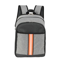 Viviendo Picnic Backpack for 2 Person with Insulated Leakproof Cooler Bag and Cutlery Set - Orange