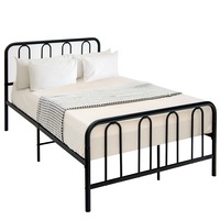 Giantex Full Size Metal Bed Frame w/Headboard & Footboard Platform Bed Frame Mattress Foundation