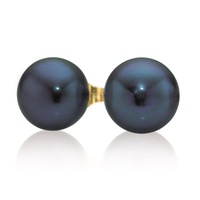 9ct Yellow Gold 9-9.5mm Freshwater Pearl Stud Earrings