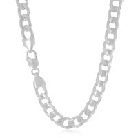 Sterling Silver 55cm Curb Chain