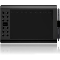 GAOMON M106K PRO Android Supported Drawing Tablet with 28 Customized Buttons and 8192 Levels Pressure Sensitivity Passive Pen Digital Graphics Tablet for Online Teaching