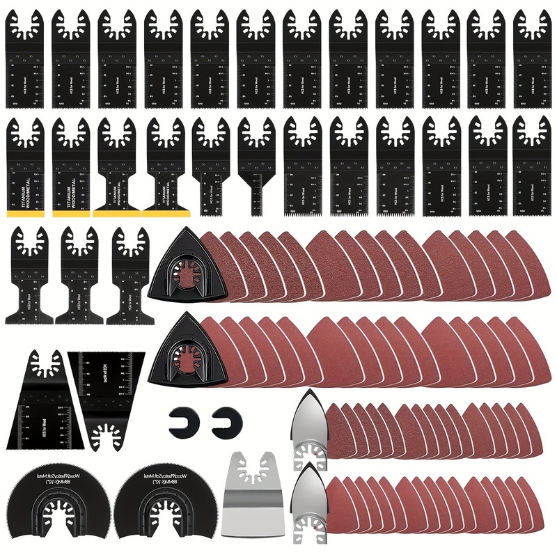 Oscillating Saw Blades Multitool Blades 98pcs , Universal Oscillating Tool Blades For Wood Plastics Metal, Compatible With Dewalt Milwaukee... Unbranded Australia