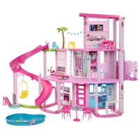 Barbie Dreamhouse Pool Party Doll House with 3 Story Slide