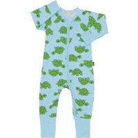 Bonds Baby Print Zip Wondersuit - Blue