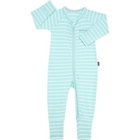 Bonds Baby Stripe Zip Wondersuit - Mint