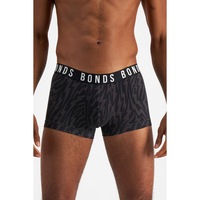 Bonds Men's Print Icons Trunk - Charcoal