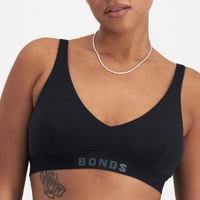 Bonds Women's Chafe Off Crop - Black
