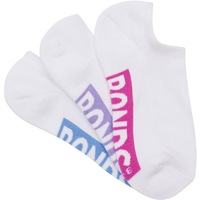 Bonds Women's Cushion No Show Socks 3 Pack - White