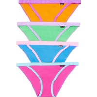 Bonds Women's Everyday Hipster String Bikini 4 Pack - Multi