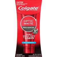 Colgate Optic White Pro Series Stain Prevention Teeth Whitening Toothpaste, 80g, Enamel Safe, with 5% Hydrogen Peroxide
