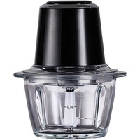 Contempo Mini Glass Chopper - Black