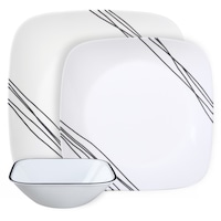 Corelle 12 Piece Dinner Set - Simple Sketch 