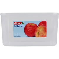 Decor Tellfresh Oblong Container 6L - Clear