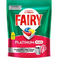 Fairy Platinum Plus Expert All In One Dishwasher Tablets 42 Pack