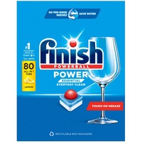 Finish Power Essential Dishwashing Tablets Lemon Sparkle 80 Pack