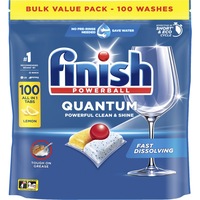 Finish Quantum Dishwashing Tablets Lemon Sparkle 100 Pack