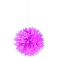 Fluffy Decoration 3 Pack - Bright Pink