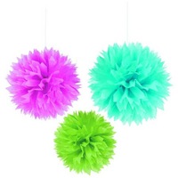Fluffy Decorations 3 Pack - Multi