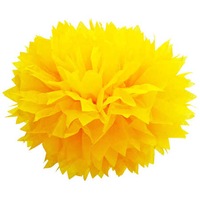 Fluffy Decorations 3 Pack - Sunshine Yellow