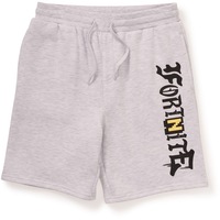 Fortnite Boys Long Line Shorts - Grey 