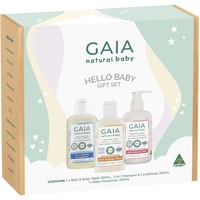 Gaia Natural Baby Hello Baby Gift Set 3 x 250ml