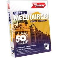 Greater Melbourne Street Directory 2024 - Melway 50th Edition MS50