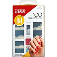 Kiss 100 Full Cover Nails - Active Oval -100PS13- 