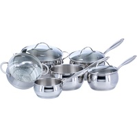Masterclass 6 Piece Stainless Steel Induction Cookware Set