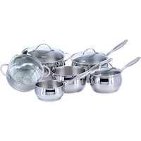 Masterclass 6 Piece Stainless Steel Induction Cookware Set